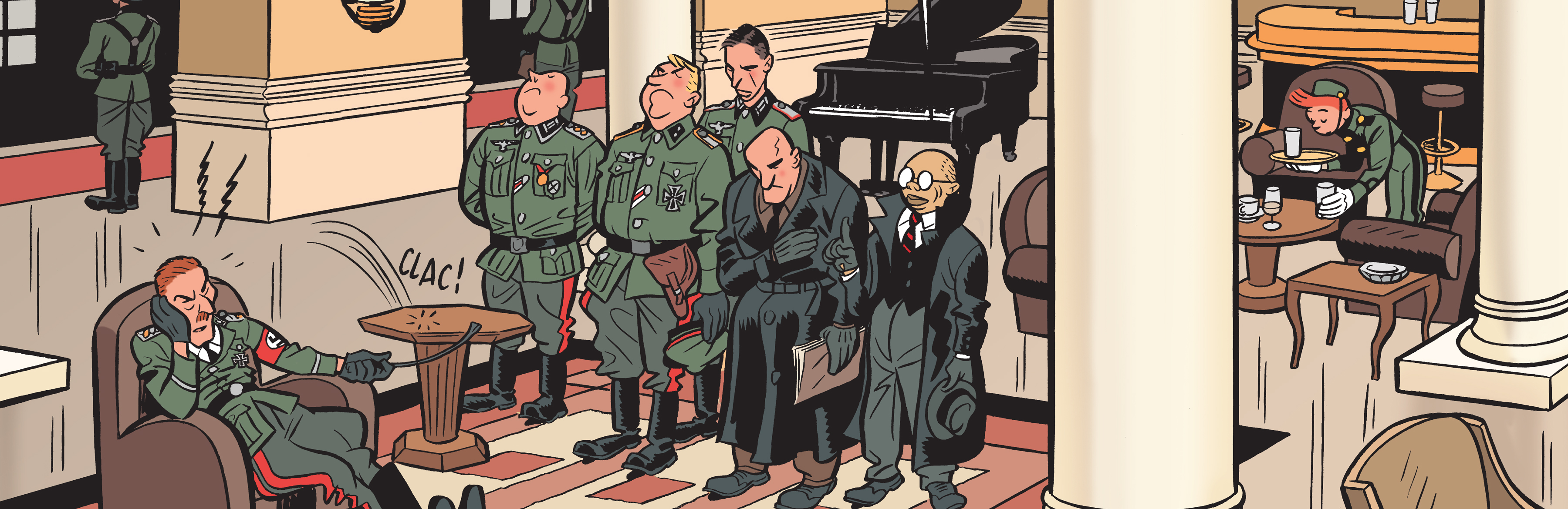 Le groom vert-de-gris, de la série de bande dessinée Le Spirou de