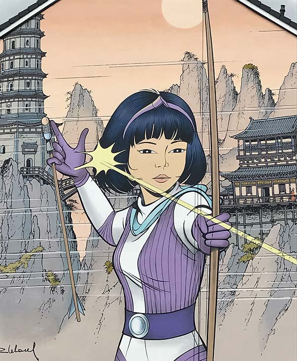 Nouvelle fresque Yoko Tsuno