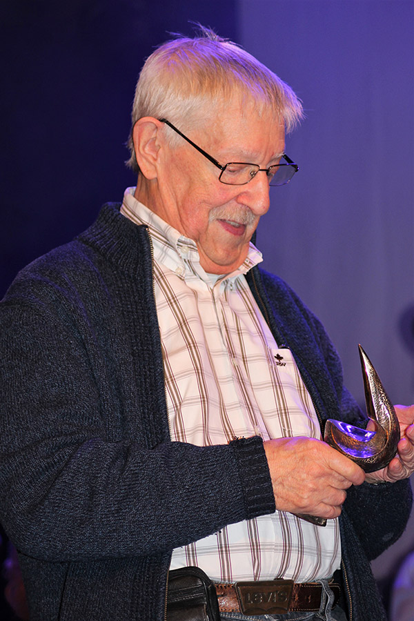 Raoul Cauvin, pôle d'or 2018