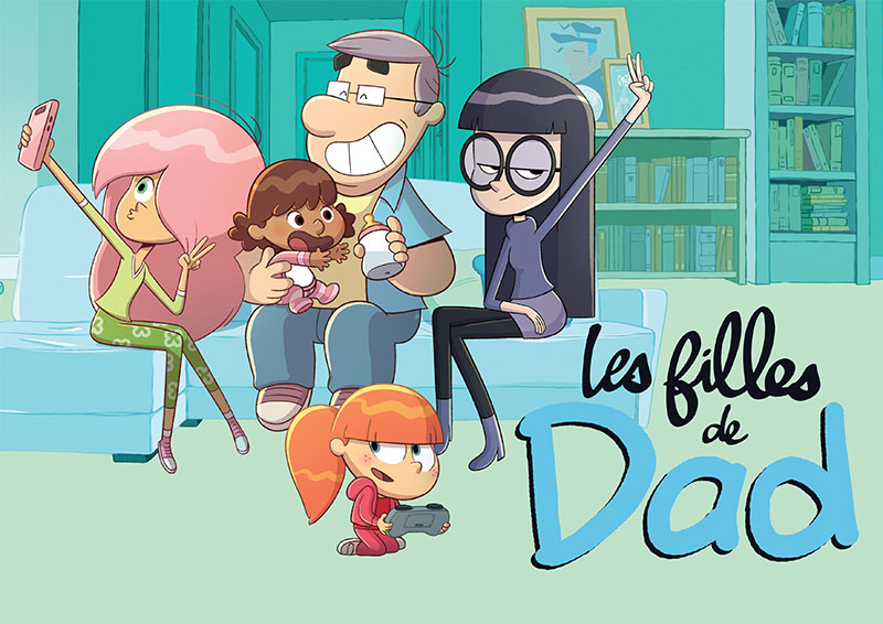 « Les filles de Dad », la sitcom d'animation, revient sur Gulli !