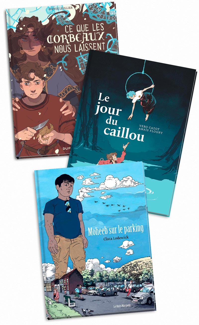 Sophie Leullier, Anaïs Flogny, Clara Lodewick en dédicace à Tournai
