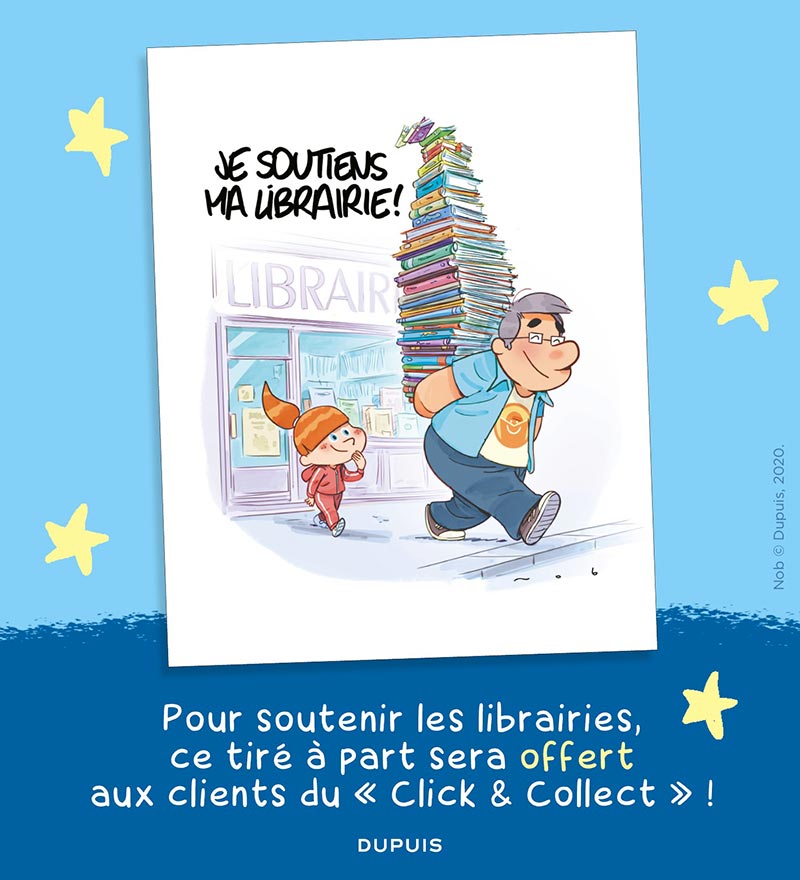 Les éditions Dupuis soutiennent les librairies                                                                                                                       !