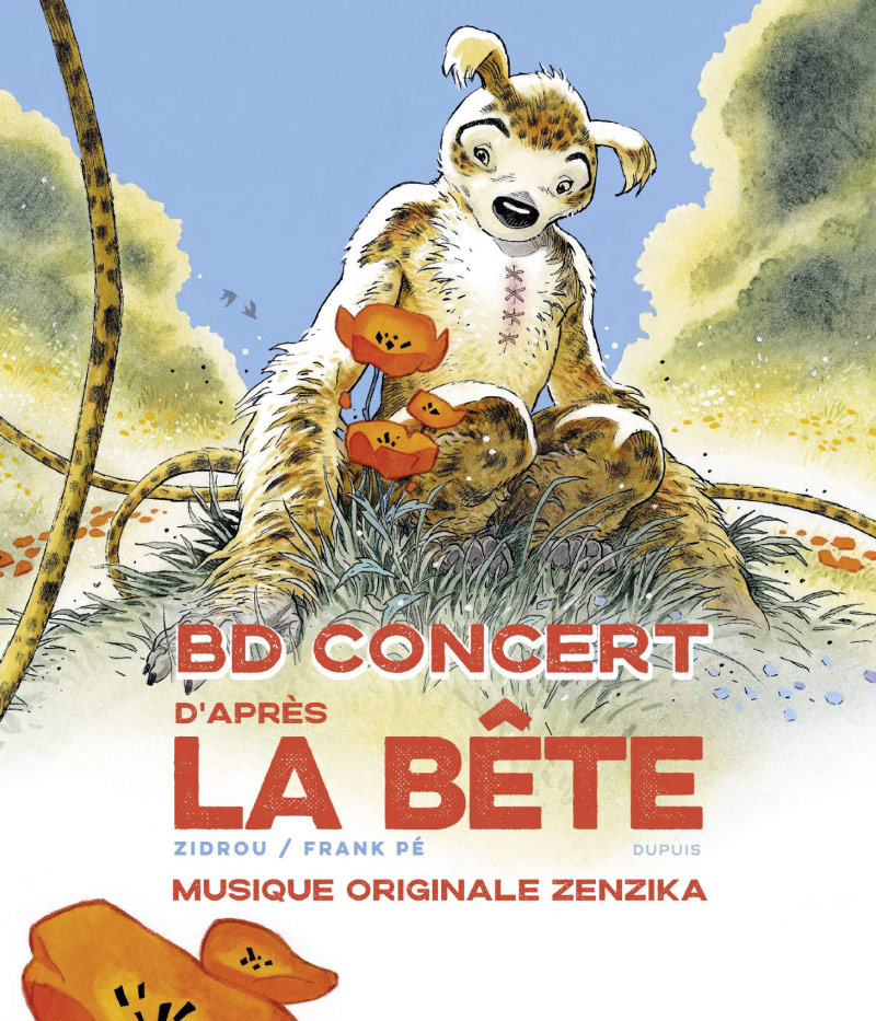 Concert La bête d'après la BD de Zidrou et Frank Pé 