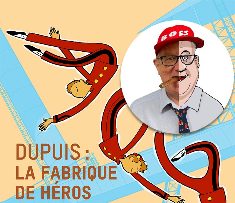Visitez L'expo des 100 ans de Dupuis avec Le Boss en personne !