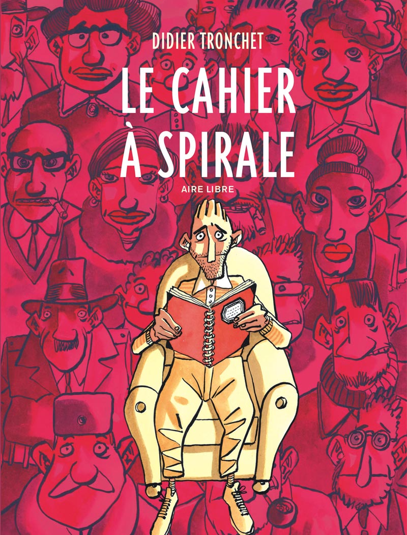 Didier Tronchet (Le cahier à spirale) en dédicace à Lyon.
