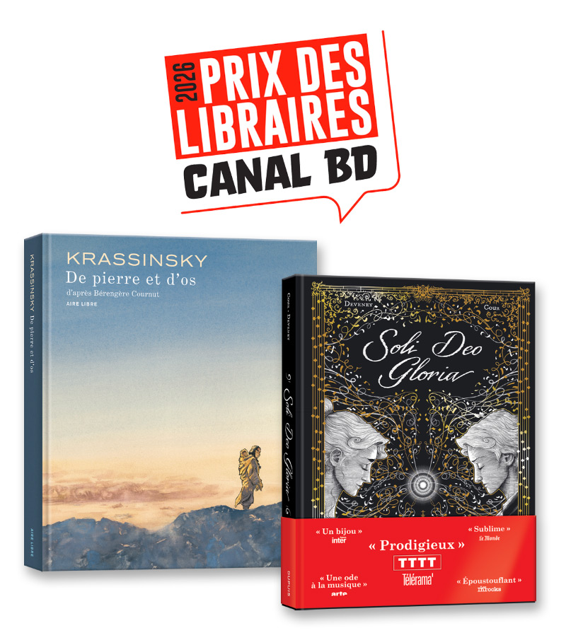 Sélection Prix des Libraires Canal BD 2026