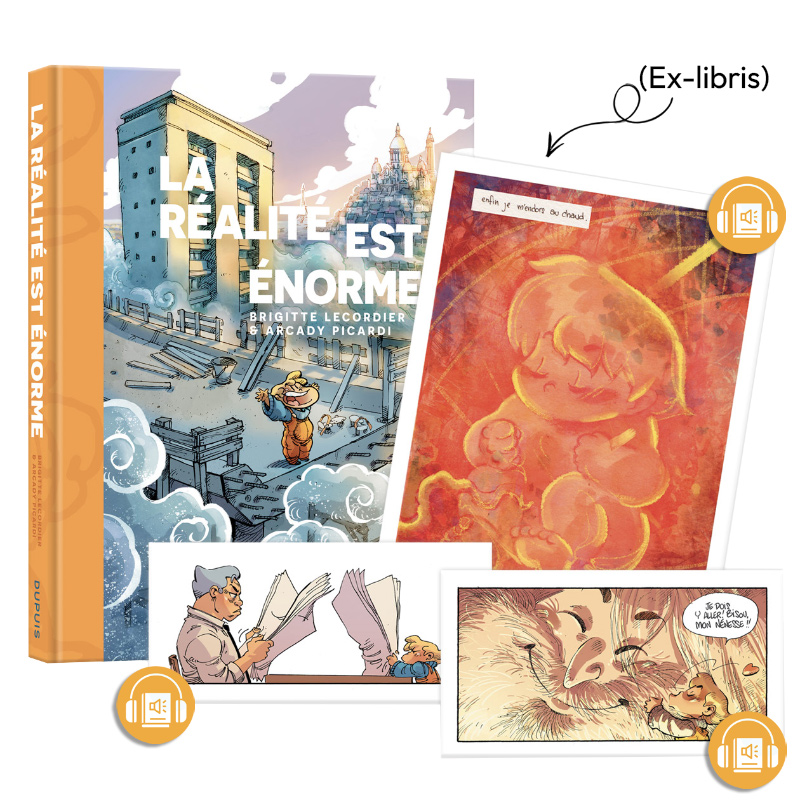 1 album, 3 histoires audio bonus au choix