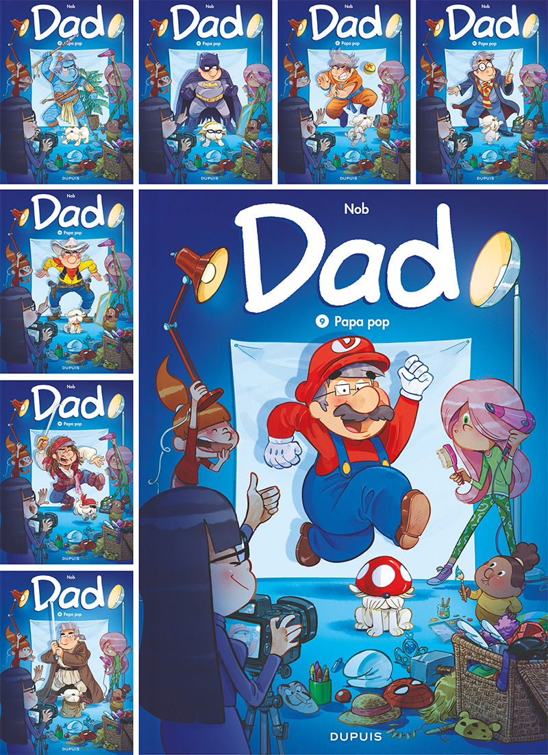 <i>Dad</i>, tome 9 : Un album, huit variantes de couverture !