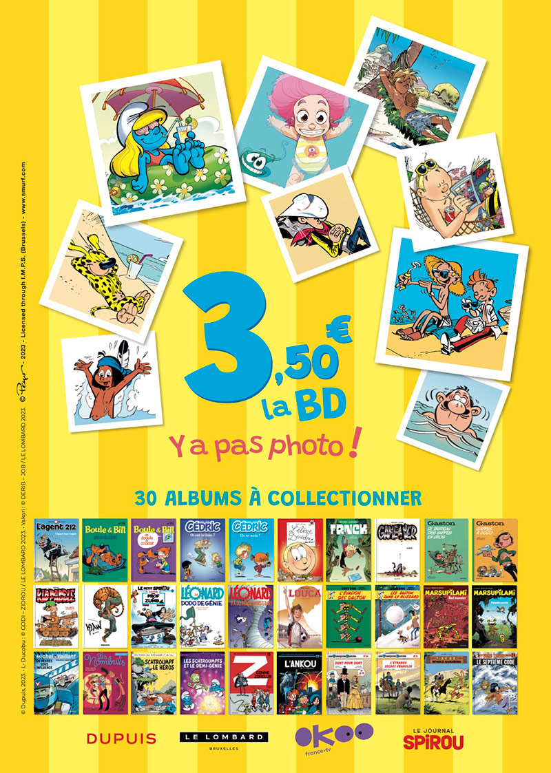 3,50€ la BD, y a pas photo !