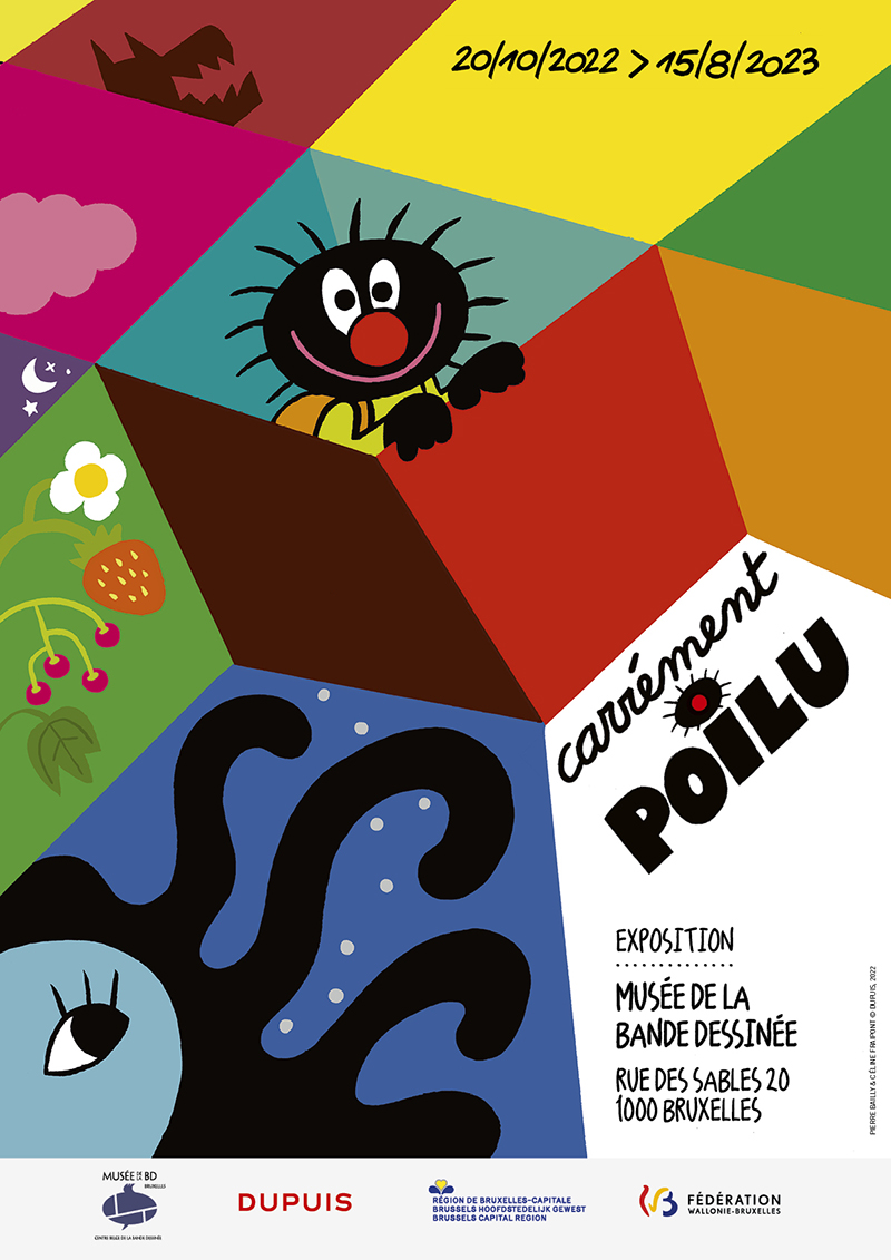 Expo Carrément Poilu au CBBD de Bruxelles