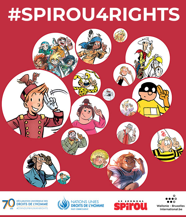 Spirou4Rights : Une exposition exceptionnelle à télécharger