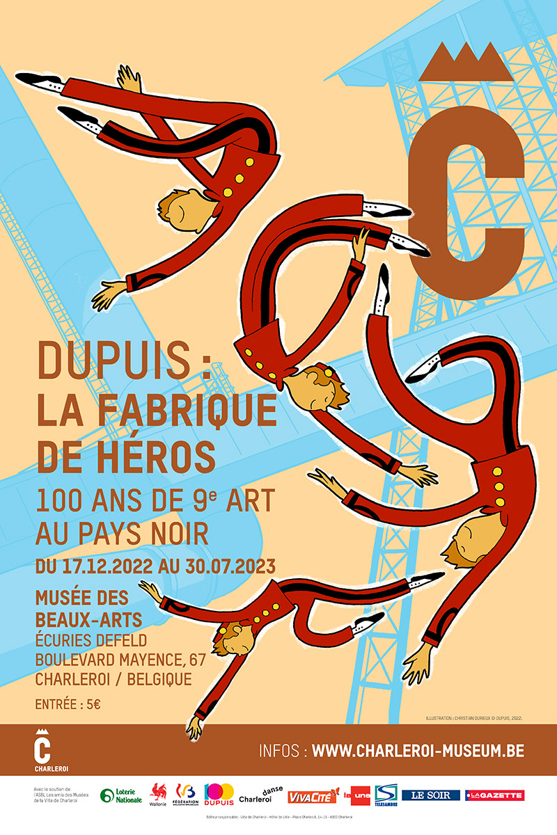 Expo Dupuis, la fabrique de héros