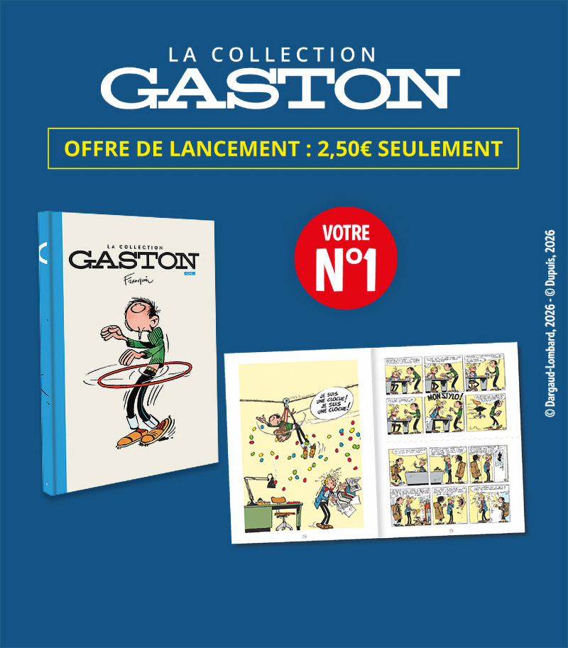 Gaston Lagaffe en grand format collector avec Hachette