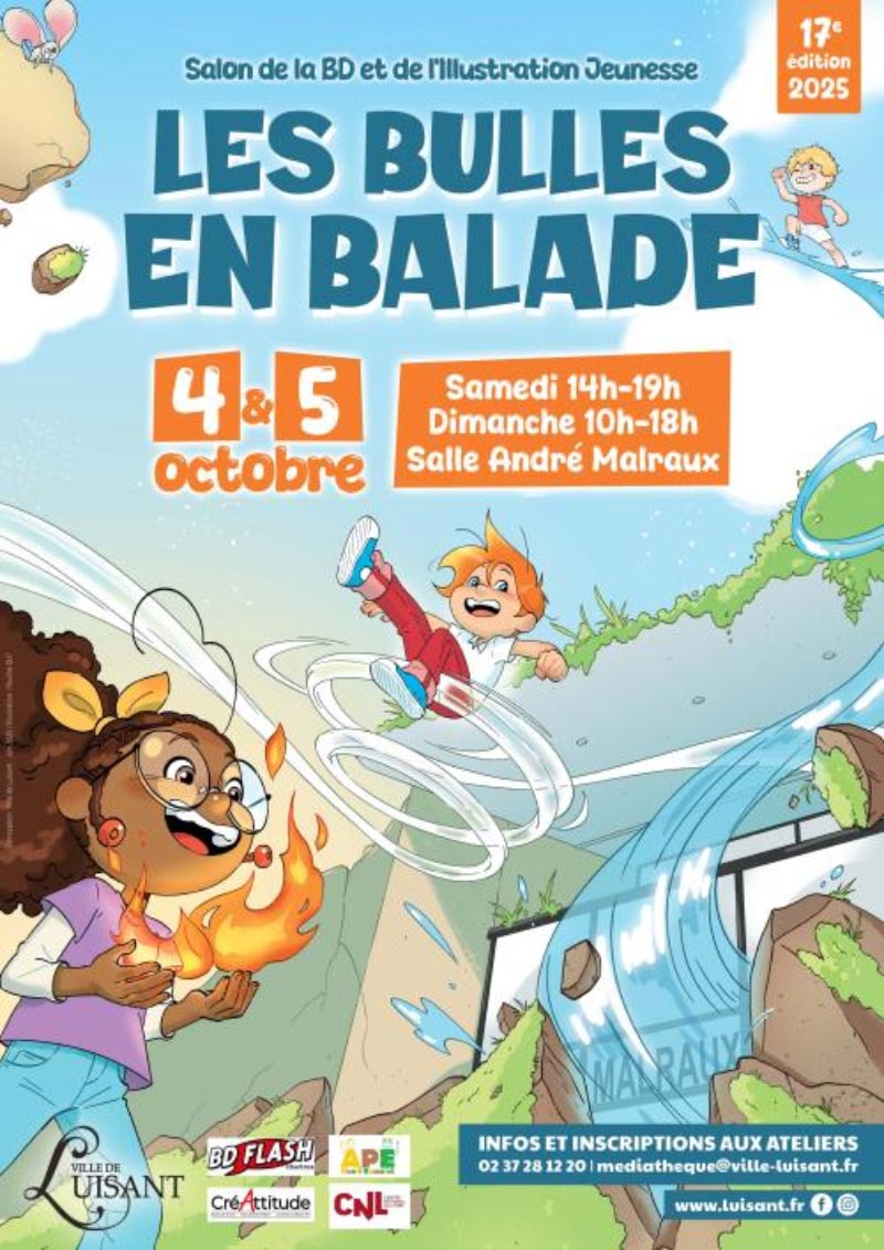 Pauline de la Provôté (<i>Trésor</i>) et Claude Combaca (<i>Marceline</i>) au Salon BD de Luisant