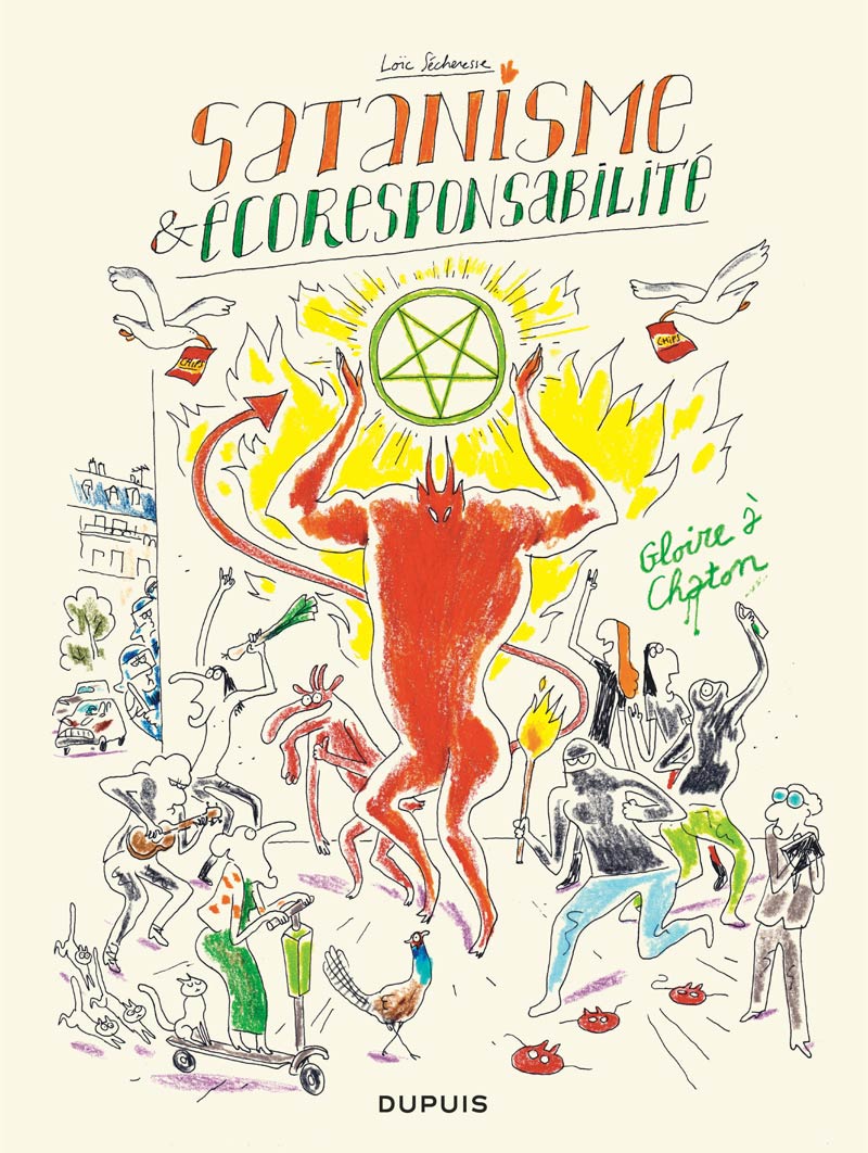 Loïc Sécheresse (Satanisme & Ecoresponsabilité) en dédicace à La REcyclerie à Paris