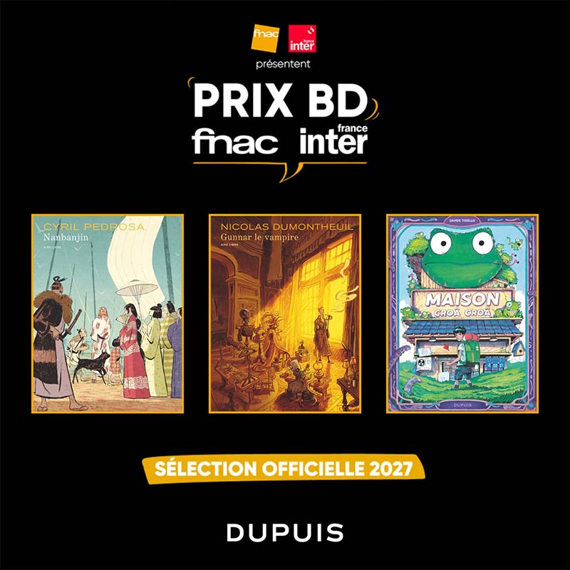 Sélection du Prix BD Fnac France Inter 2027