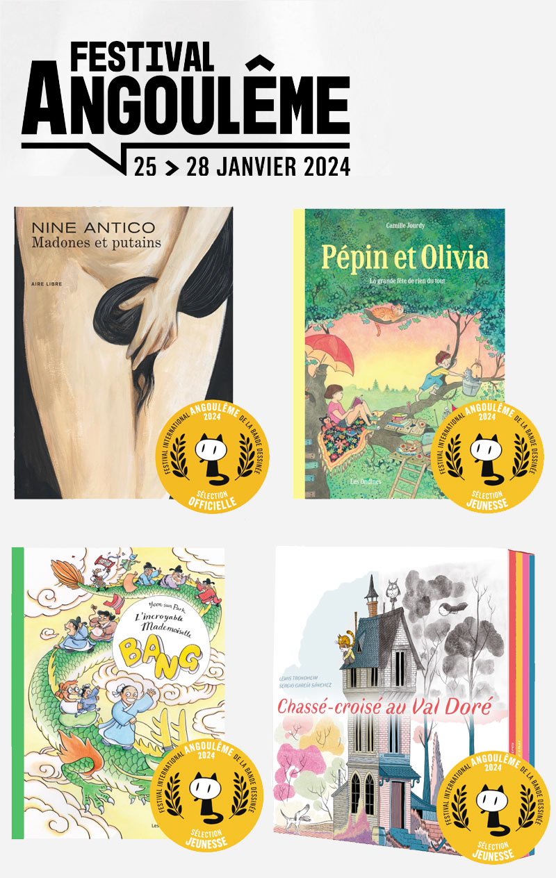 Nos titres en sélection pour des Prix FIBD 2024 !