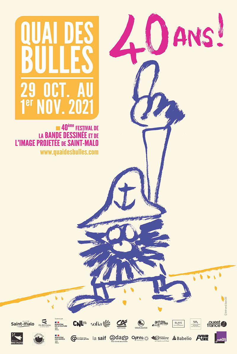 Nos auteurs à Quai des bulles (Saint Malo)