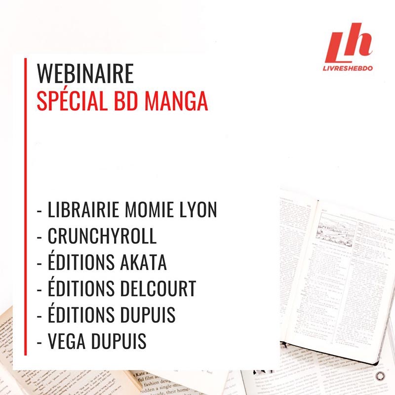 Webinaire Livres Hebdo spécial BD & Manga