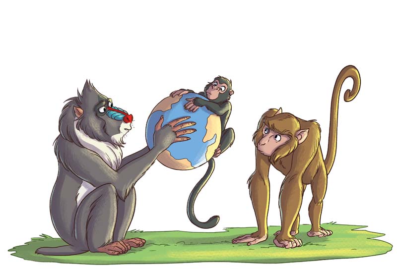 Animal Jack Tome 3 - La planète du singe - Résumé